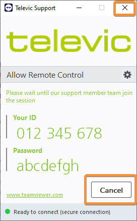 teamviewer window 2